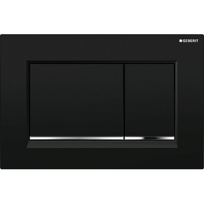 Кнопка смыва Geberit Omega 30 115.080.KM.1 черный/хром