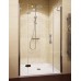 Душевая дверь в нишу GuteWetter Lux Door GK-103 левая 125 см стекло бесцветное, профиль хром