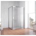 Душевой уголок Vegas Glass ZP+ZPV 130*70 08 02 профиль глянцевый хром, стекло шиншилла