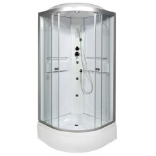Душевая кабина AvaCan L 580 80x80 с электрикой и гидромассажем