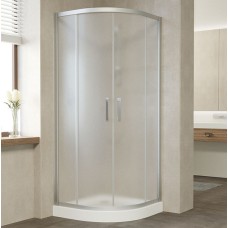 Душевой уголок Vegas Glass ZS 90 07 10 профиль матовый хром, стекло сатин 