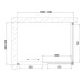 Душевой уголок Vegas Glass ZP+ZPV 130*90 08 01 профиль глянцевый хром, стекло прозрачное