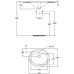 Раковина Vidima Сева Микс W508961 встраиваемая