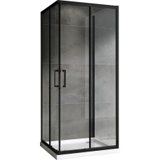 Душевое ограждение Abber Schwarzer Diamant AG02090B-S90B 90x90