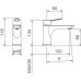 Смеситель La Torre Newpro 42008TC.CR для раковины