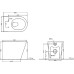 Унитаз приставной Jaquar Opal OPS-WHT-15955