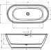 Акриловая ванна Riho Inspire FS 180x80