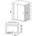 Душевой уголок RGW Classic CL-45 (1360-1410)x900x1850 профиль хром, стекло чистое