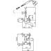 Смеситель Fima Carlo Frattini Elizabeth F5084CR для ванны с душем