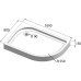 Поддон для душа BelBagno Tray 100х80 L R550