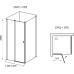 Душевой уголок Ravak CRV2-120+CPS Transparent, профиль белый