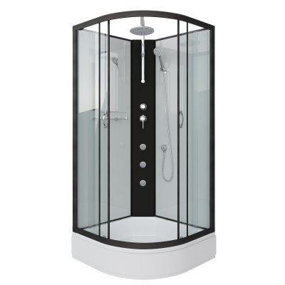 Душевая кабина Niagara NG-6703-14BKTG 80x80