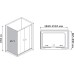 Душевой уголок RGW Classic CL-43 (1460-1510)x900 чистое стекло