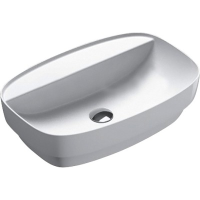 Раковина Catalano Green Lux 60x40 встраиваемая сверху, серый матовый