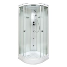 Душевая кабина Deto DM2090 GM+EL 90x90 с электрикой и гидромассажем