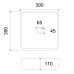 Раковина Abber Glas AK2311 39x39