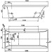 Акриловая ванна Vagnerplast Veronela 160x70