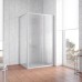 Душевой уголок Vegas Glass ZP+ZPV 100*70 07 02 профиль матовый хром, стекло шиншилла