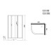 Душевая кабина Niagara NG-3312-14RBK 120x80