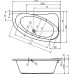 Акриловая ванна Riho Lyra 153x100 L