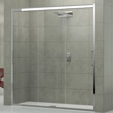 Душевая дверь в нишу Novellini Rose rosse 3P ROSE3P116-1K 116-122 см 