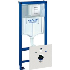 Система инсталляции для унитазов Grohe Rapid SL 38775001 4 в 1 с кнопкой смыва 