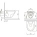 Комплект Am.Pm Spirit инсталляция I012702+кнопка I014131+унитаз C701738SC+крышка C707852WH