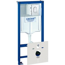 Система инсталляции для унитазов Grohe Rapid SL 38929000 4 в 1 с кнопкой смыва 