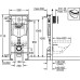 Система инсталляции для унитазов Grohe Rapid SL 38929000 4 в 1 с кнопкой смыва