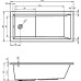 Акриловая ванна Riho Lusso Plus 170x80