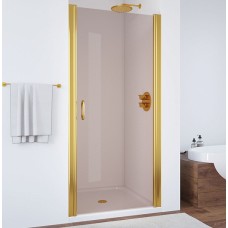 Душевая дверь в нишу Vegas Glass EP 65 09 05 профиль золото, стекло бронза 