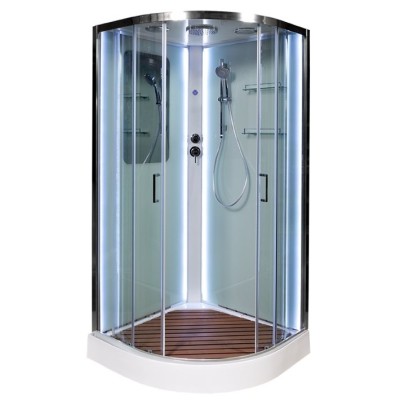Душевая кабина Deto A01 LED K N 100x100