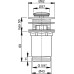 Донный клапан для раковины AlcaPlast A391