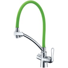 Смеситель Lemark Comfort LM3070C-Green для кухонной мойки 