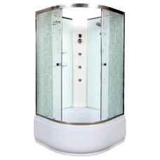 Душевая кабина Deto EM4510 N 100x100 с гидромассажем