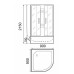 Душевая кабина Parly EB93P 90x90