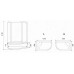 Душевая кабина Parly BM121T R 120x80
