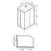 Душевая кабина Loranto CS-5180-13R G 100x80