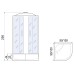 Душевая кабина Мономах XL 100/44 С МЗ 100x100