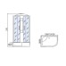 Душевая кабина Мономах 120/90/44 МЗ R 120x90