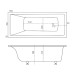 Ванна из искусственного камня Marmo Bagno Алесса NEW 170x70