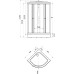 Душевая кабина Triton Стандарт А 90x90 лен