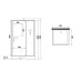 Душевая кабина Niagara ST80/15Q/BK 80x80