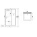 Душевая кабина Niagara ST90/15Q/BK 90x90