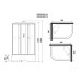 Душевая кабина Niagara E90/80/40L/TN 90x80