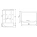 Душевая кабина Timo T-6650 Silver Fabric 150x88