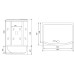 Душевая кабина Timo T-6670 Silver Fabric 170x88