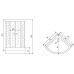 Душевая кабина Timo T-6680 Silver Fabric 80x80