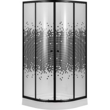 Душевой уголок Niagara NG-003-14 BLACK 80x80 