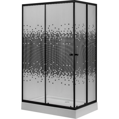 Душевой уголок Niagara NG-012-14Q BLACK 120x80